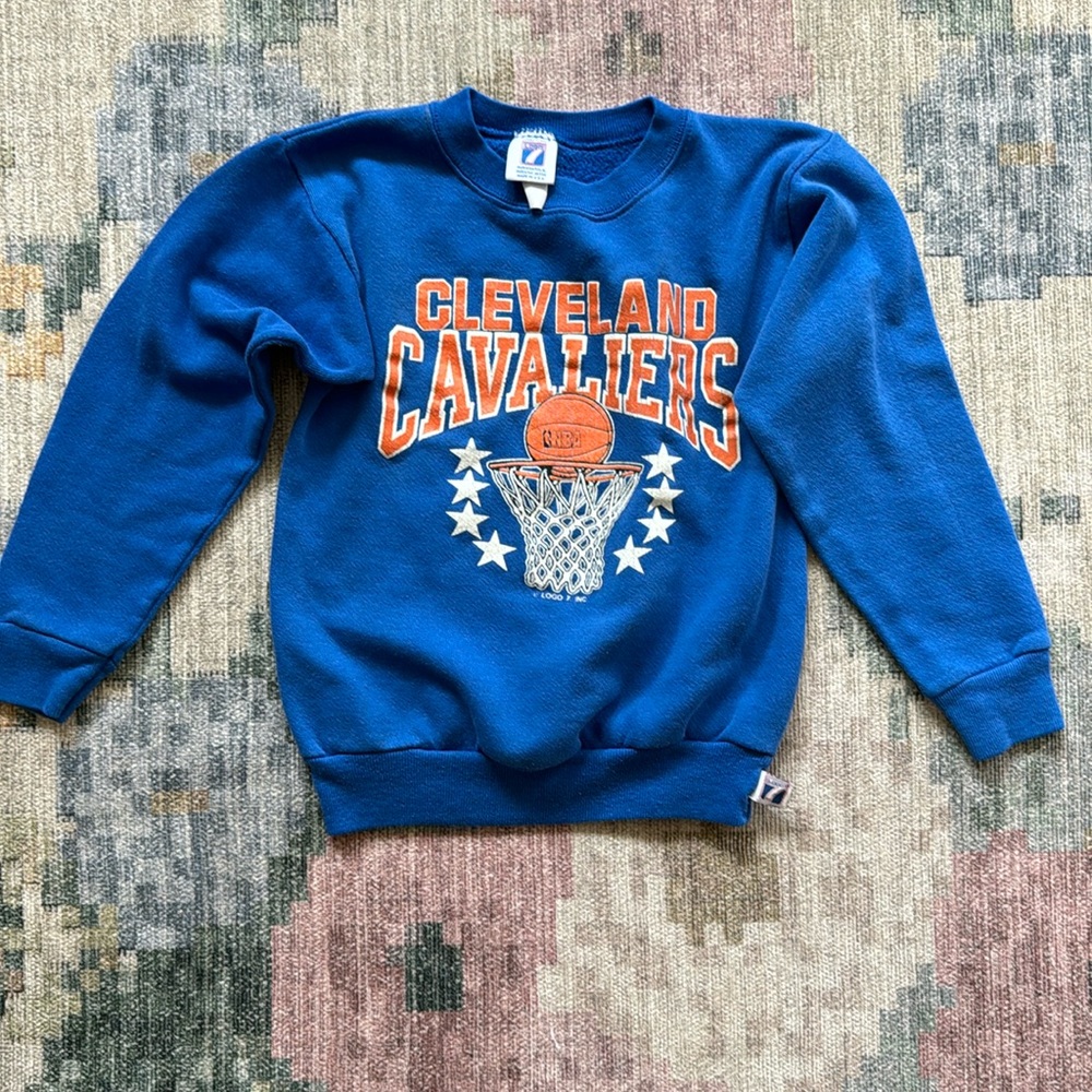 VINTAGE Logo 7 Cleveland Cavaliers Crewneck sz 10/12